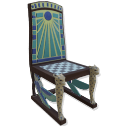 Egyptian Fancy Chess Chair